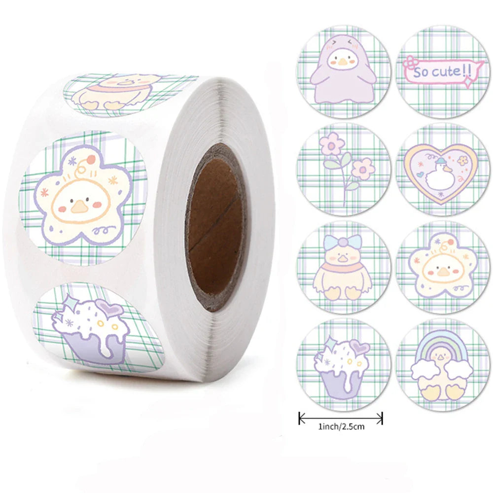 500pcs/roll Reward Stickers For Kids Children Kindergarten School Encouragement Students Games Toy Animals Stationery Labels (ONLINE ORDER ONLY)