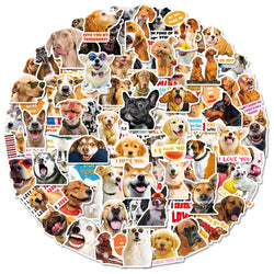 Dog Stickers Pack - Funny Meme Animal Decals for Laptop, Phone, Luggage, Water Bottle, Scrapbook, Car (Online Order Only)