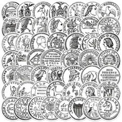 50 Pcs Funny Money Stickers Cartoon Dollar Decals Waterproof for Notebook Phone Suitcase Bike (Online Order Only)