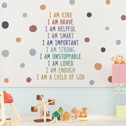 Kids Inspirational Wall Sticker - Motivational Art for Classroom, Playroom, Bedroom Decor (Online Order Only)