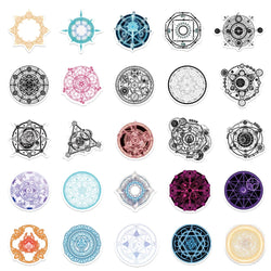 10/50Pcs Anime Magic Circle Stickers Decals For Refrigerator Laptop Skateboard Luggage Phone Stickers Kids Party Toy (Online Order Only)