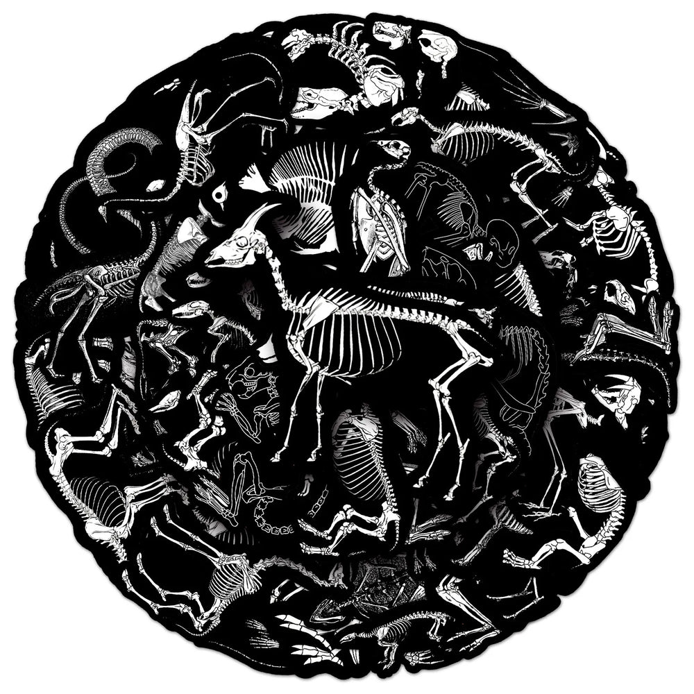 10/50PCS Dark Animal Skeleton Skull Stickers Graffiti DIY Scrapbook Skateboard Fridge Luggage Notebook Diary Graffiti Sticker (ONLINE ORDER ONLY)
