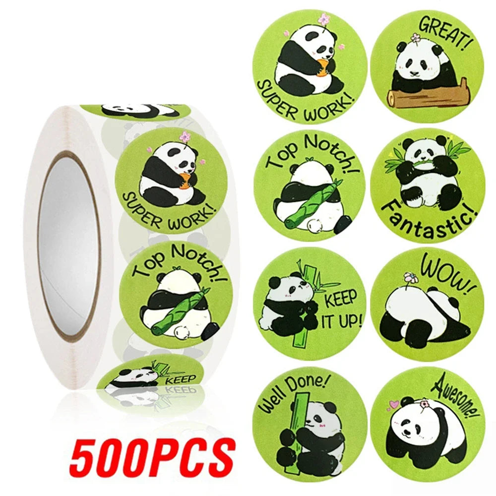 100-500pcs Reward stickers for Students Encourage Labels Scrapbooks Sticker for School Teacher Supplies Cute Self Adhesive Label (Online Order Only)