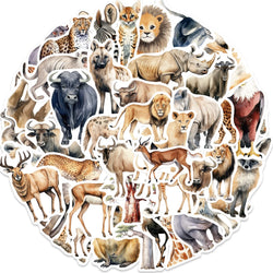Cartoon Animal Stickers for Suitcase, Skateboard, Laptop, Phone, Car - 10/30/50Pcs (ONLINE ORDER ONLY)