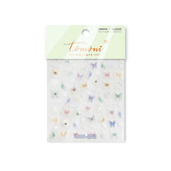 Colourful Butterfly Delicate Anmials Adhesive Nail Art Stickers Dreamy Winter Snowflake Rhinestone Manicure Decals Nail Supplies (ONLINE ORDER ONLY)