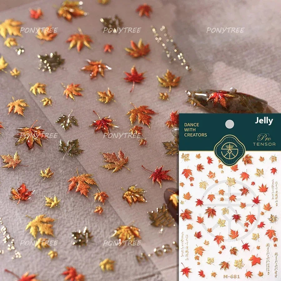 Hot Stamping Purple Line Love Heart Lace Bowknot Chain Branches Star Flower Leaf Butterfly Plant Flower Nail Art Stickers Decals (Online Order Only)