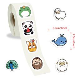 100-500pcs Cute Reward Stickers Animals Sticker For Kids Motivational Star Decals For School Teacher Student Stationery (ONLINE ORDER ONLY)