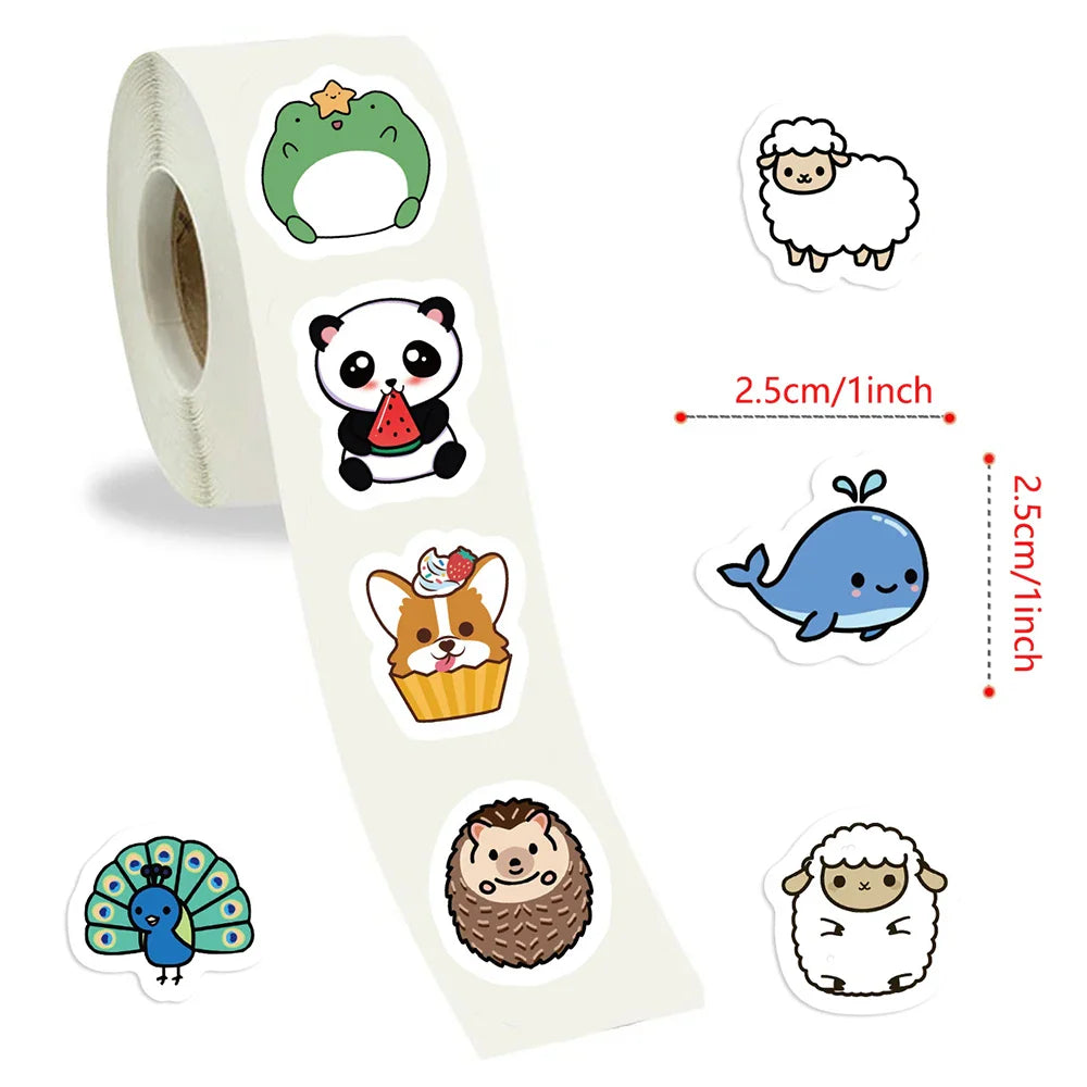 100-500pcs Animals Pandas Cartoon Graffiti Stickers DIY Phone Guitar Laptop Notebook Suitcase Waterproof Sticker Kids Toy (Online Order Only)