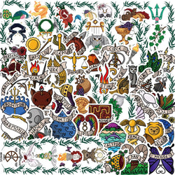 55PCS Cartoon Greek God Stickers DIY Toy Doodles Decorative Graffiti Decal Phone Bottles Scrapbook Waterproof Sticker (Online Order Only)