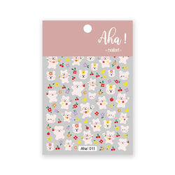1pc Cute White Cloud Nail Stickers Ultra Thin Nail Art Stickers Self Adhesive Decals Star Moon/Flower/Clouds Kawaii Nail Decals (Online Order Only)