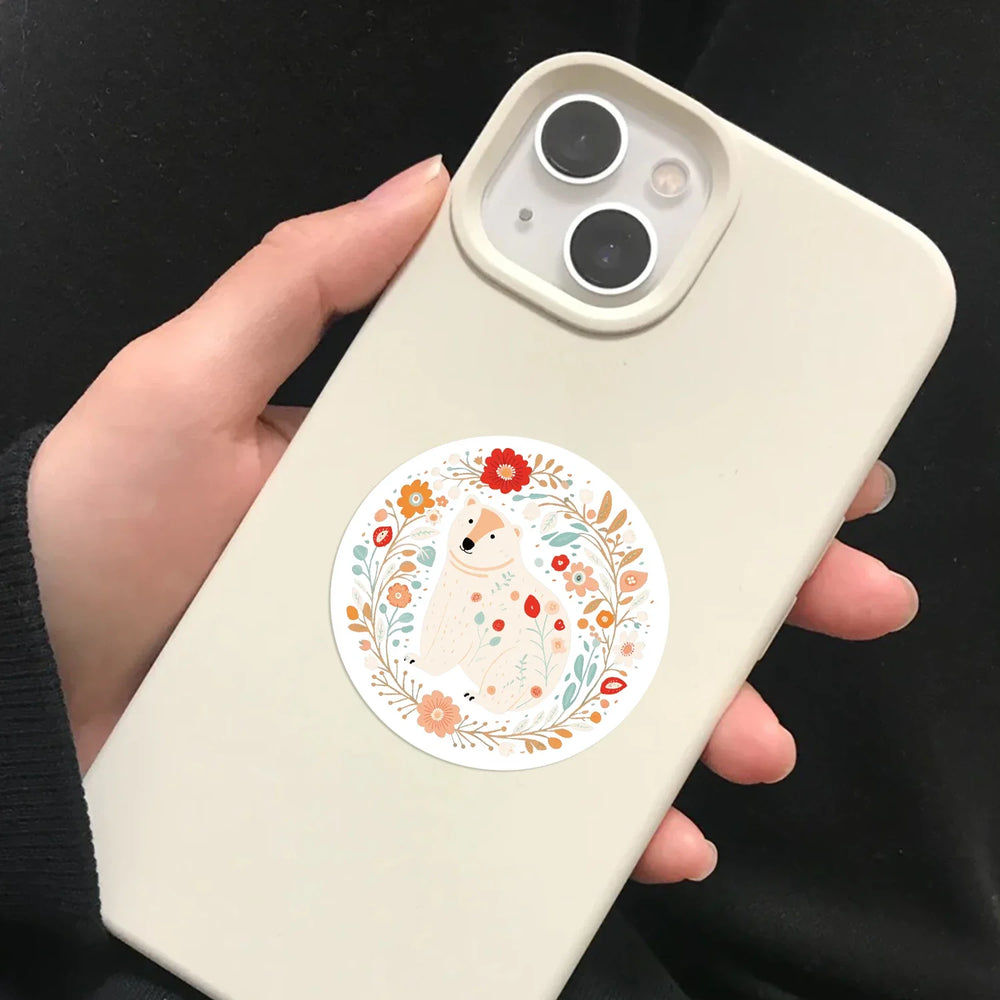 50pcs Jungle Zoo Wild Animal Stickers for Kids Boys Girl Baby Person Sticker Notebook Water Bottle Luggage Laptop Phon (ONLINE ORDER ONLY)