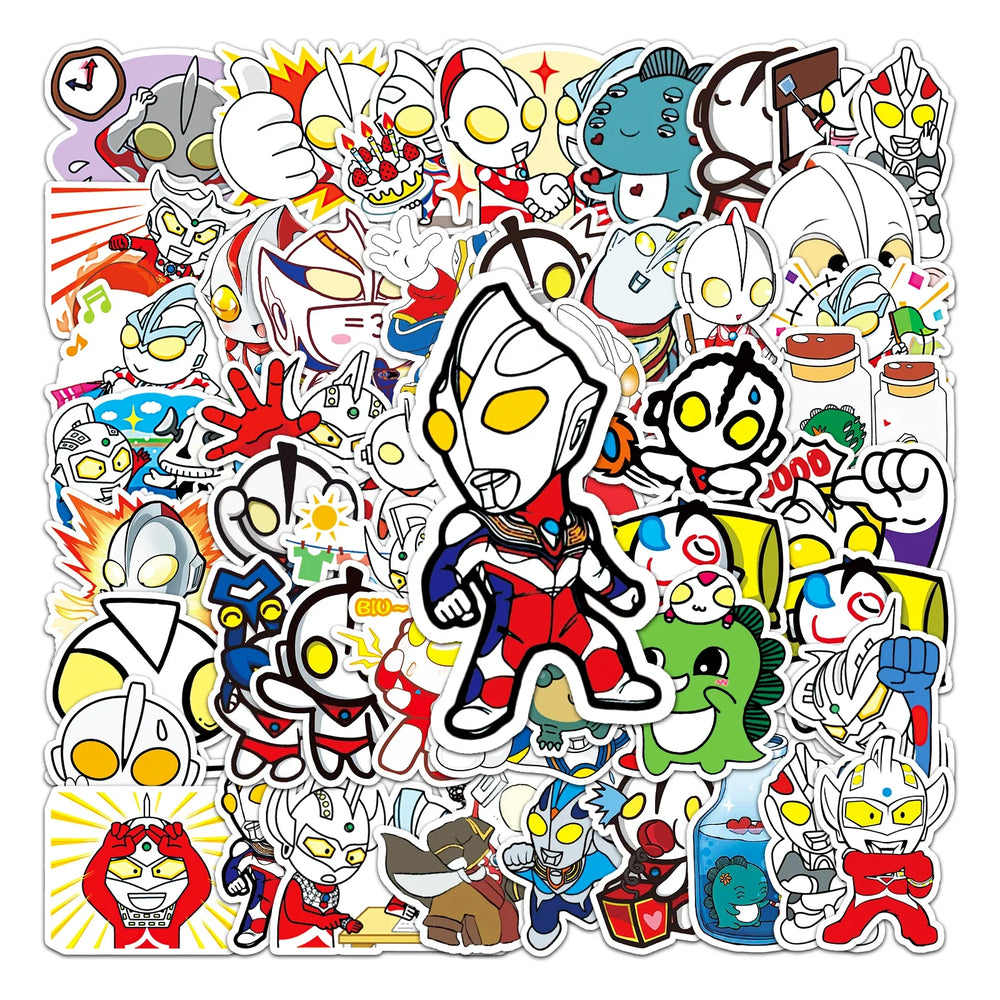 MINISO Ultraman Waterproof Vinyl Stickers 50Pcs (Online Order Only)