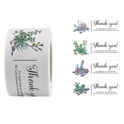 120pcs This Package Nice To Meet You Too Sticker Thank You Small Business Handmade Merchandise Decoration  Seal Label (ONLINE ORDER ONLY)