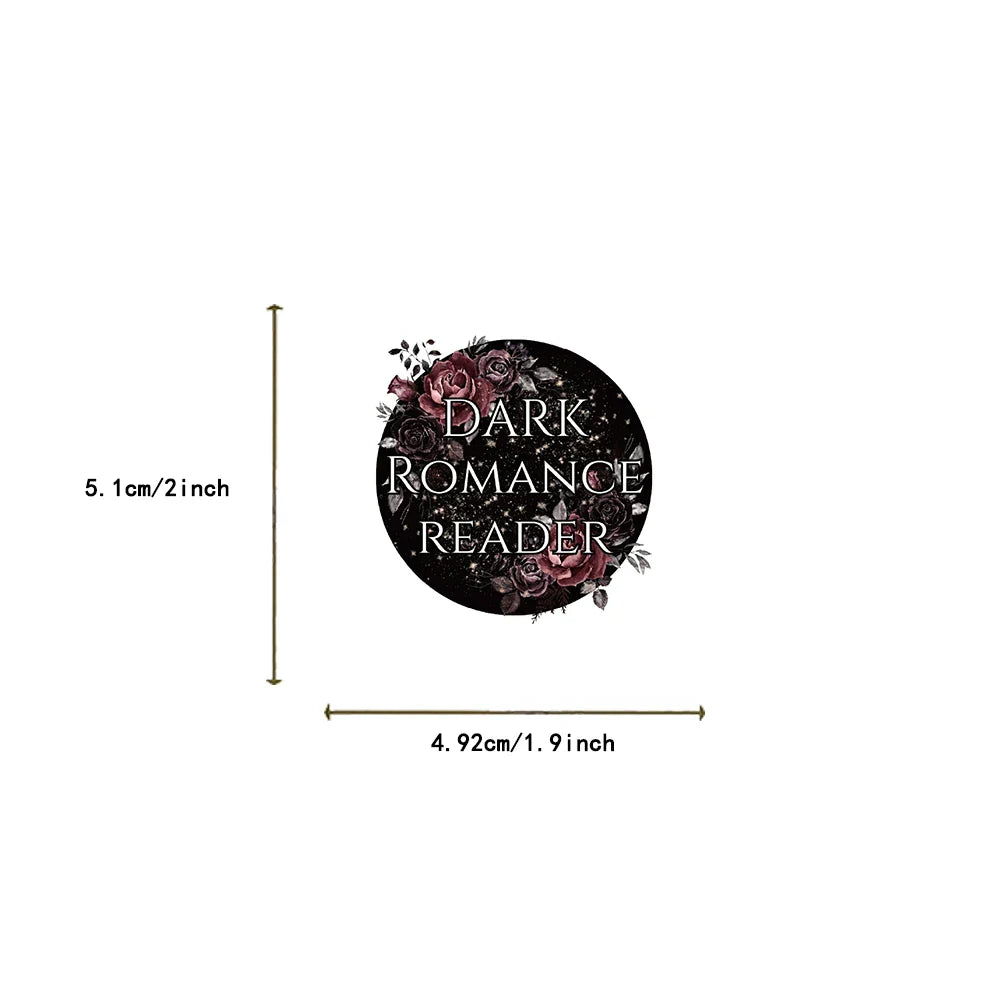 50/52pcs Romance Bookish Spice Reader Stickers Pink Girl Cartoon Decals Aesthetic Decals Phone Laptop Diary Sticker Kids Toys (ONLINE ORDER ONLY)