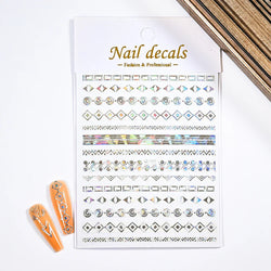 1PC Heart Love Design 3D Nail Art Sticker English Letter Self-Adhesive Slider Valentine's Day DIY Manicure Tips Accessories Tool (ONLINE ORDER ONLY)