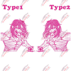 Anime Sticker Side Hood Window Decoration External Accessories Stickers For Car Competition Style Die Cutting Vinyl Decals (ONLINE ORDER ONLY)