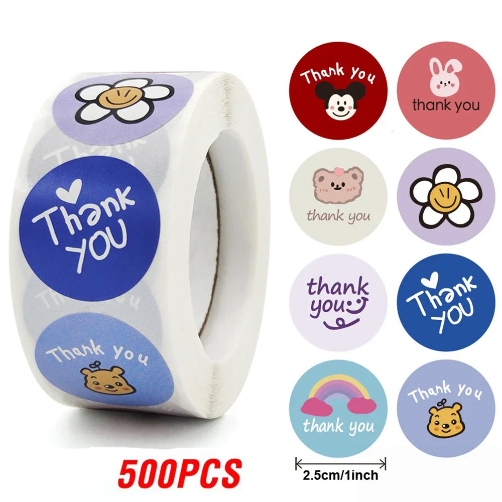 500pcs Cute Sticker for Kids Animals Face Reward Sticker for Classroom Teacher Supplies Motivational Scrapbooking (Online Order Only)