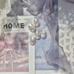 Bowknot Ribbon Butterfly Jelly Shiny Sparkling Delicate Charming Bow Tie 5D Nail Art Decorations Stickers DIY Manicure Decals (ONLINE ORDER ONLY)