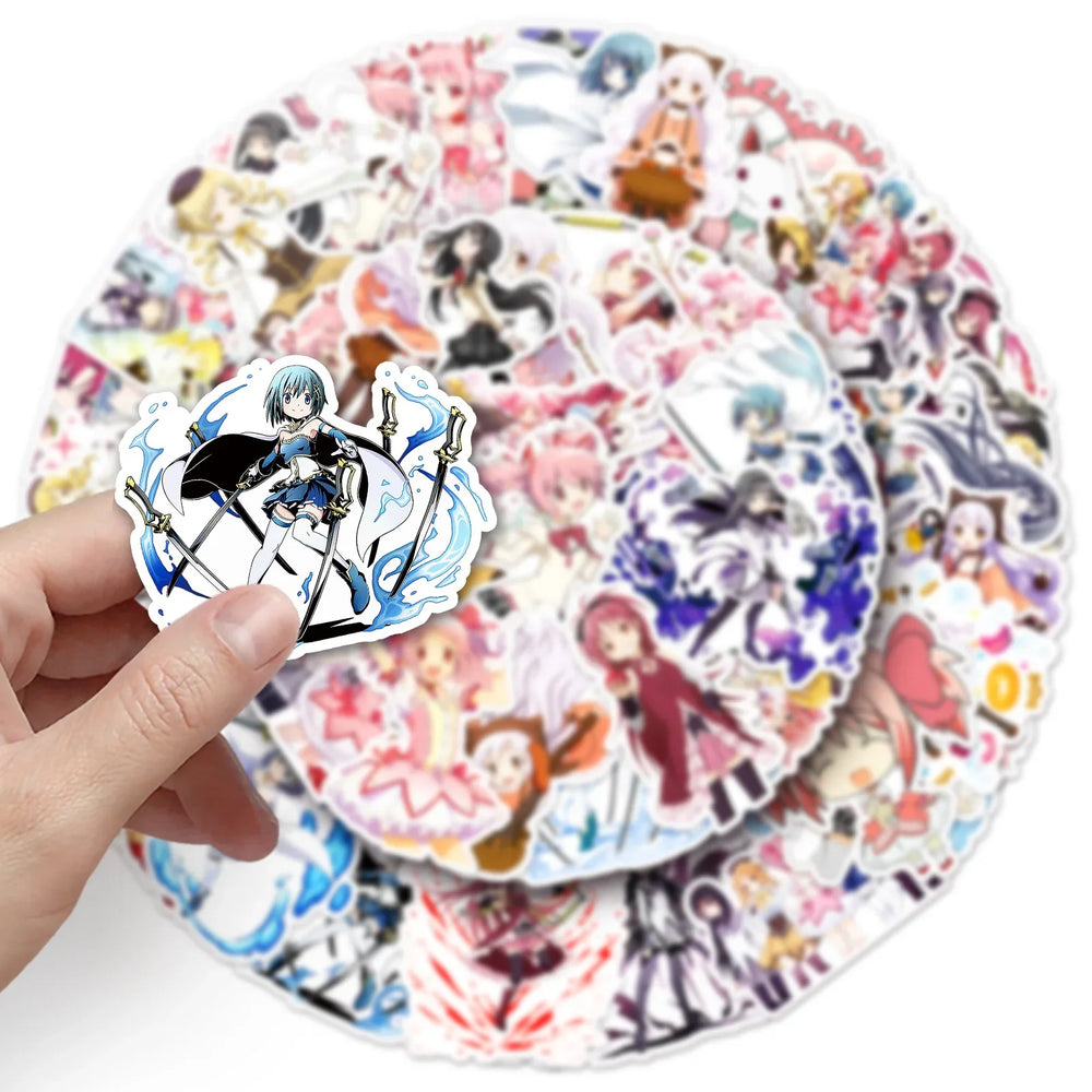 10/30/50PCS Puella Magi Madoka Magica Stickers Magic Girl Animation Decals Fridge Luggage Laptop Phone Guitar Sticker Kids Toys (ONLINE ORDER ONLY)