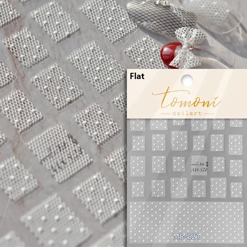 Shiny Colorful Color Block Fragment Square Fragment Grid Rhombus 3D Self Adhesive Nail Art Stickers Rhinestone Manicure Decals (Online Order Only)