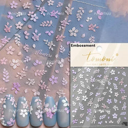 Hot Stamping Purple Line Love Heart Lace Bowknot Chain Branches Star Flower Leaf Butterfly Plant Flower Nail Art Stickers Decals (Online Order Only)