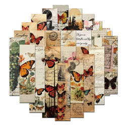 Retro Butterfly Bookmark Stickers for Suitcase, Laptop, Luggage, Phone, Car, DIY (ONLINE ORDER ONLY)