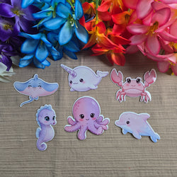Cute Kawaii Sea Animal Stickers (ONLINE ORDER ONLY)