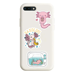 100Pcs Axolotl Graffiti Stickers Cute Animal Cartoon Decal Kids Toy Suitcase Scrapbook Diary Phone Laptop Sticker Pack (Online Order Only)