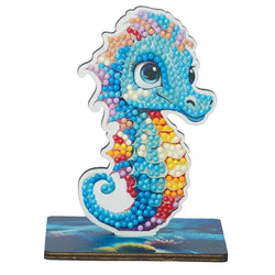 Seahorse "Ocean" Crystal Art Buddies Kit Craft Buddy (ONLINE ORDER ONLY)