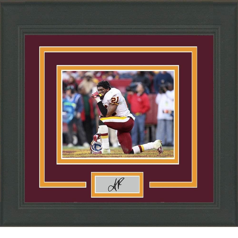 Framed Sean Taylor Facsimile Laser Engraved Signature Auto Washington 11x14 Football Photo (ONLINE ORDER ONLY)