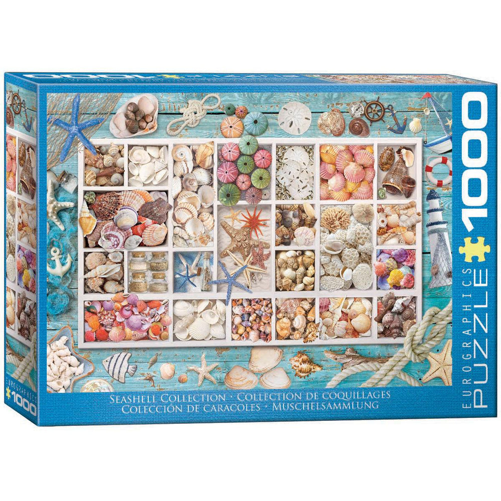 Seashell Collection 1000 Piece Jigsaw Puzzle Eurographics (ONLINE ORDER ONLY)