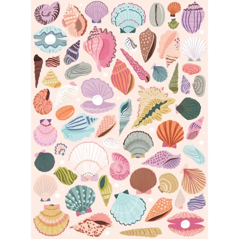 Seashells by the Seashore 1000 Piece Jigsaw Puzzle PuzzleFolk (ONLINE ORDER ONLY)