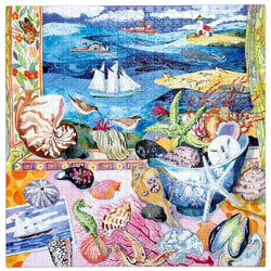 Seashells by the Shore 1000 Piece Jigsaw Puzzle eeBoo (ONLINE ORDER ONLY)