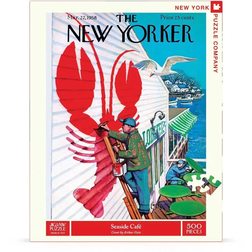 Seaside Café The New Yorker 500 Piece Jigsaw Puzzle NYPC (ONLINE ORDER ONLY)