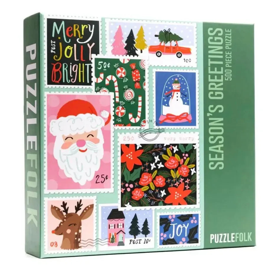 Season's Greetings 500 Piece Jigsaw Puzzle PuzzleFolk (ONLINE ORDER ONLY)