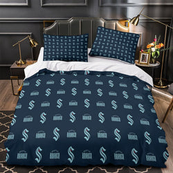 Seattle Kraken Bedding Set Quilt Duvet Cover Without Filler (Online Order Only)
