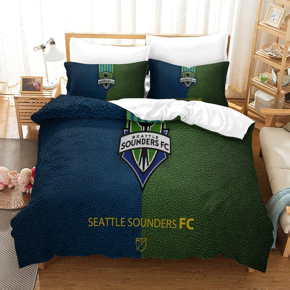 Seattle Sounders FC Bedding Set Duvet Cover Without Filler (Online Order Only)