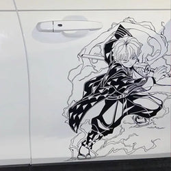 Anime Sticker For Car Sticker Decoration Window Body Hood Creative Personality Big Stickers Die Cutting PVC Vinyl Decals (ONLINE ORDER ONLY)