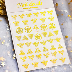 1PC Heart Love Design 3D Nail Art Sticker English Letter Self-Adhesive Slider Valentine's Day DIY Manicure Tips Accessories Tool (ONLINE ORDER ONLY)