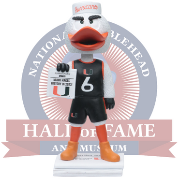 Sebastian the Ibis Miami Hurricanes 2023 Commemorative Season Bobblehead (ONLINE ORDER ONLY)