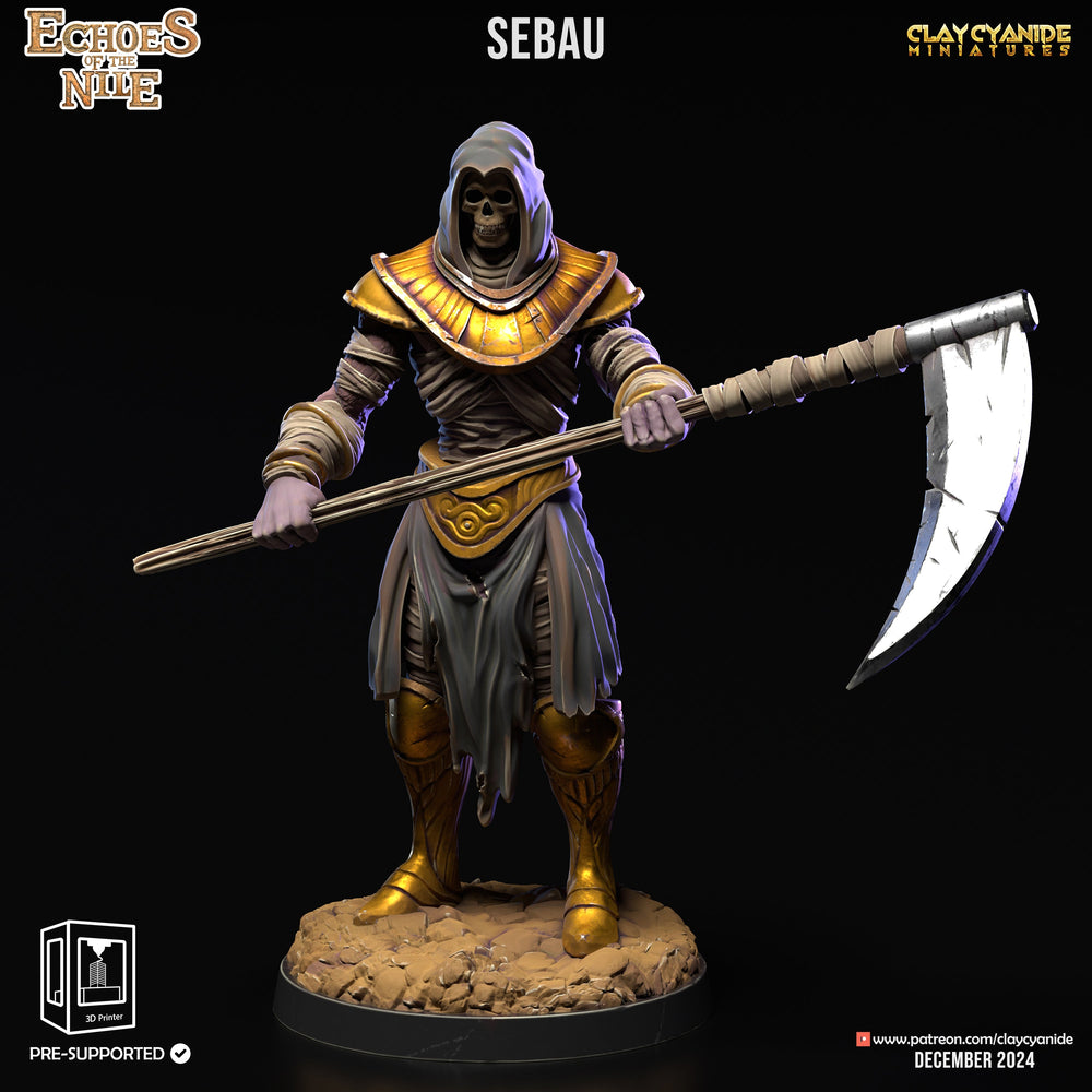 3D Printed Clay Cyanide Echoes of the Nile 28 32 mm D&D (Online Only)