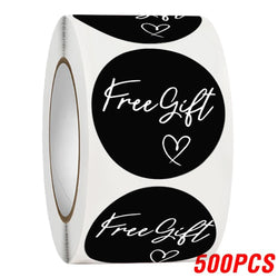 100-500pcs Free Gift Letters Labels Sticker Stationary Supplies Pink Thank You Sticker For Small Business Package Card 1 Inch (ONLINE ORDER ONLY)