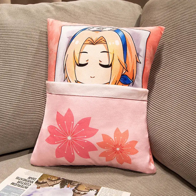 Naruto Anime Plush Pillow: Kakashi & Naruto Soft Doll Toy (ONLINE ORDER ONLY)