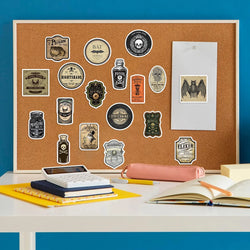 50pcs Retro Thriller Potion Stickers For Phone Case Helmet Scrapbook Skateboard Art Aesthetic Trendy Waterproof Sticker Decals (ONLINE ORDER ONLY)