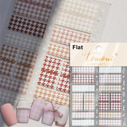 Poker Red Love Heart Square Grid Star Moon Card Pattern Spade Retro 3D Self Adhesive Nail Art Decoration Sticker Manicure Decals (Online Order Only)