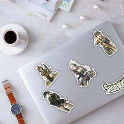 50/100PCS Military Graffiti Sticker Pack Cool Soldier Car Stickers and Decals Vinyl DIY Laptop Skateboard Phone Case for Boys (ONLINE ORDER ONLY)