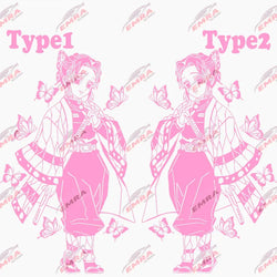 Anime Stickers Ghost Squad Girl For Car Sticker Decoration Door Hood Die Cutting Cartoon External Accessories Vinyl Decals (ONLINE ORDER ONLY)