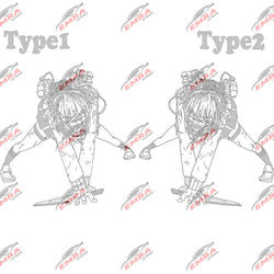 Anime Car Sticker Large Stickers External Accessories Assassin For Door Hood Decoration Style Spirit Styling PVC Vinyl Decal (ONLINE ORDER ONLY)