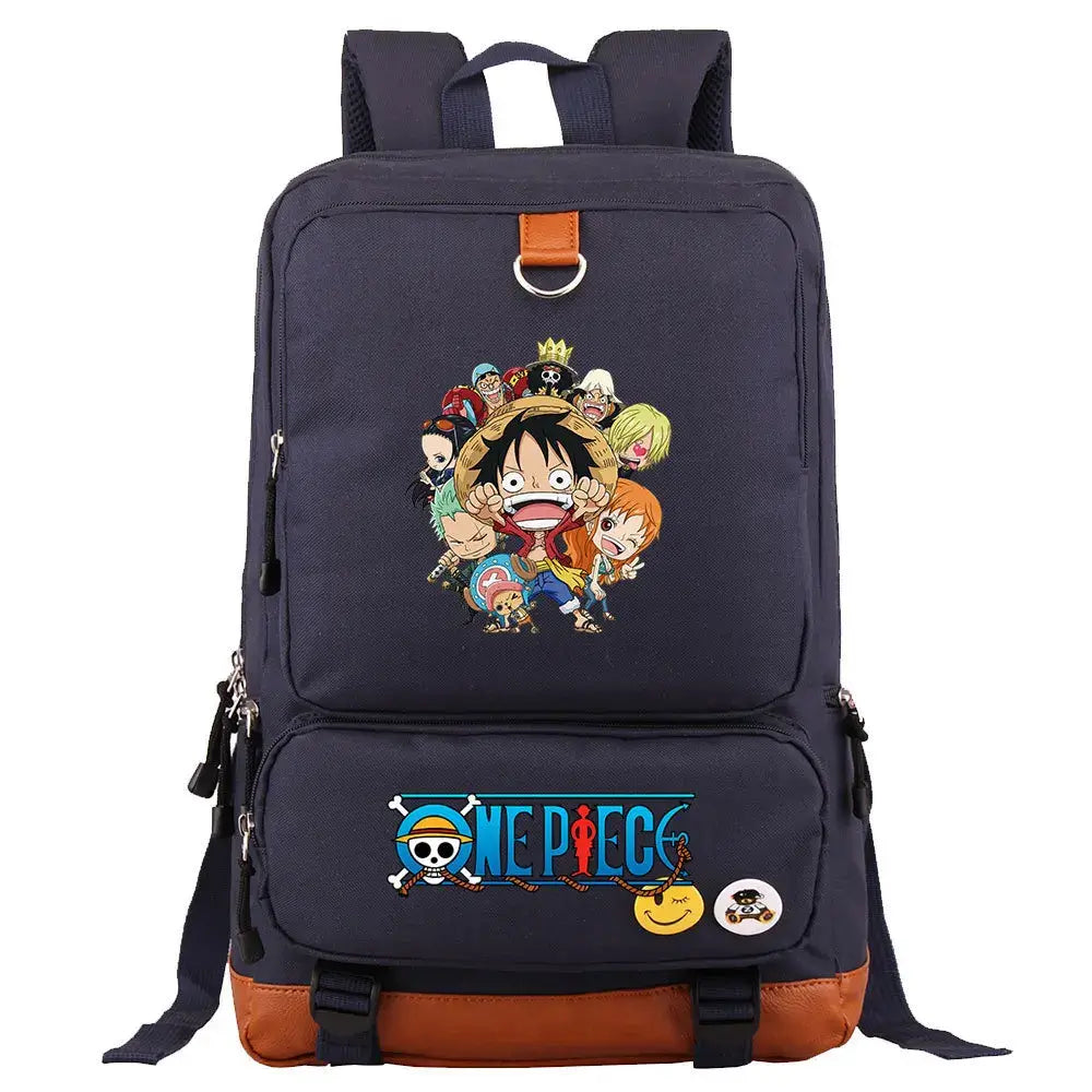 One Piece Luffy Printed Unisex Backpack School Travel Bag (ONLINE ORDER ONLY)