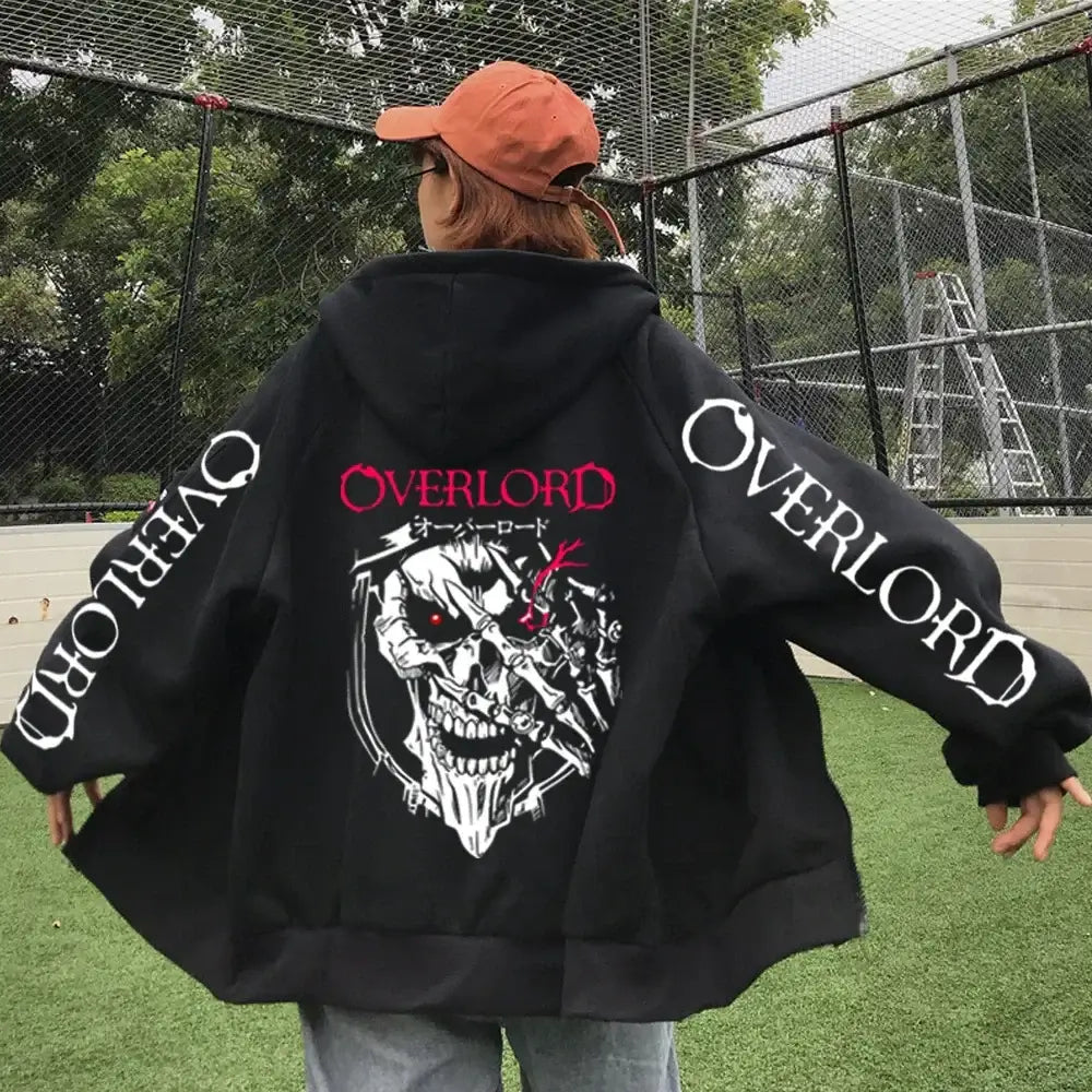 Overlord Cosplay Horror Skull Hoodie Ainz Zip Up (ONLINE ORDER ONLY)